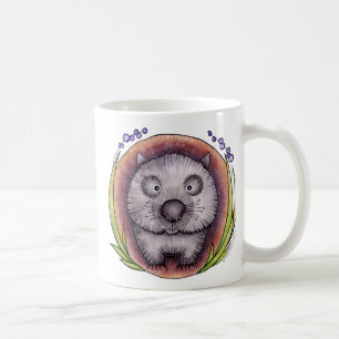 Caneca De Café "Wombie" o mug^ do wombat