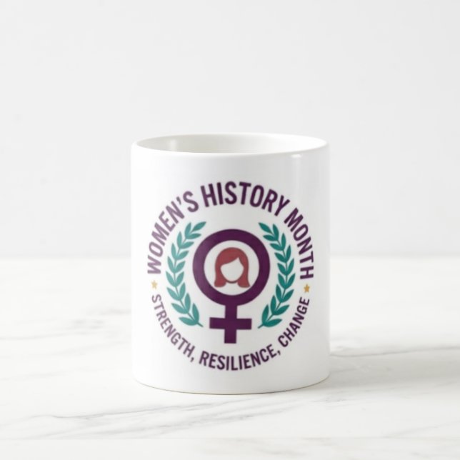 Caneca De Café Women History Month Mug (Centro)