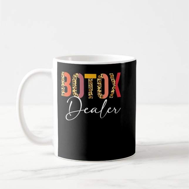 Caneca De Café Womens Botox Dealer Esthetician Enfermeiro Injetor (Esquerda)