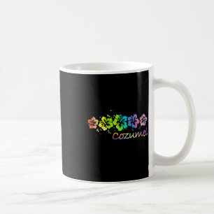 Caneca De Café Womens Cozumel, México Watercolor Beach &amp; Surf