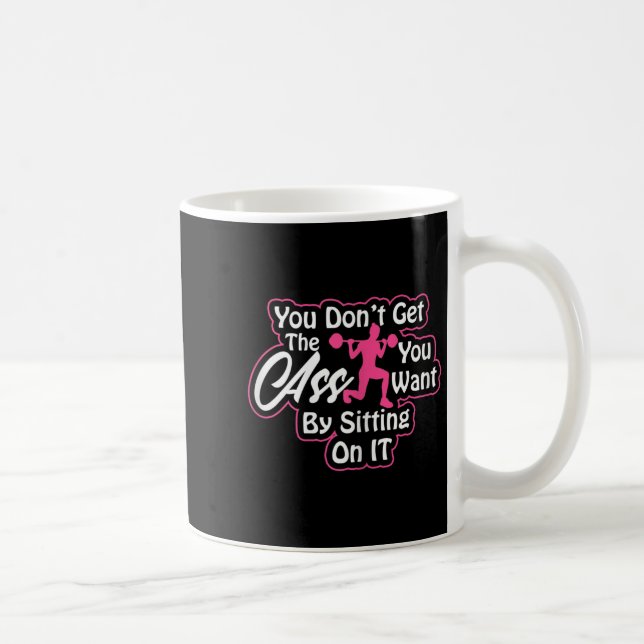 Caneca De Café Womens Glutes Workout Day Insrational Motivational (Direita)