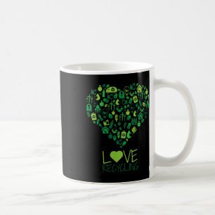 Caneca De Café Womens Renewable Energy &amp; Reciclagem -