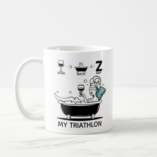 Caneca De Café Womens Triathlon (Esquerda)