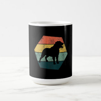 Caneca De Café Womens Vintage Hexagon Rottweiler Gift Rottweiler