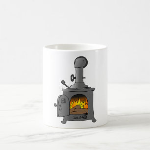 Caneca De Café Wood Burner Stove