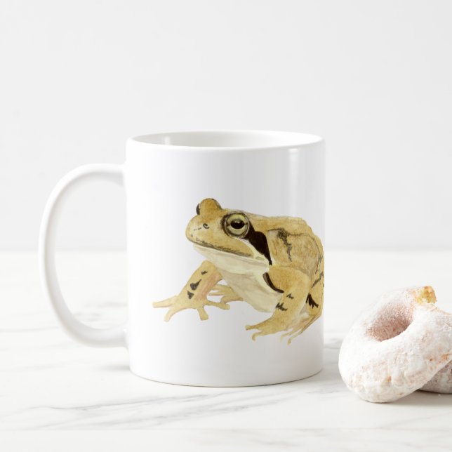 Caneca De Café Wood Frog (Com Donut)