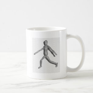 Caneca De Café Wooden Human Mannequin