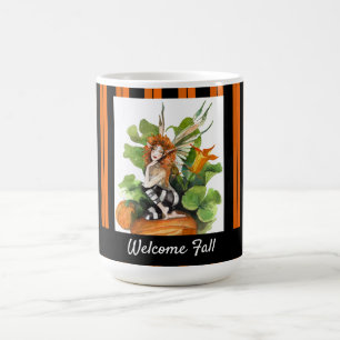 Caneca De Café Woodland Fall Harvest Elf