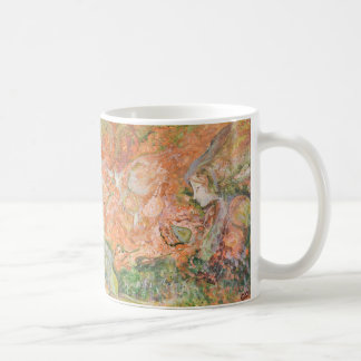 Caneca De Café Woodland Spirit / Fairy Original Art Orange