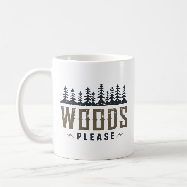 Caneca De Café Woods, por favor (Esquerda)