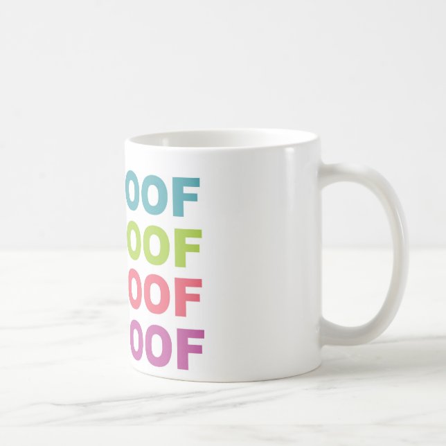 Caneca De Café Woof (Direita)