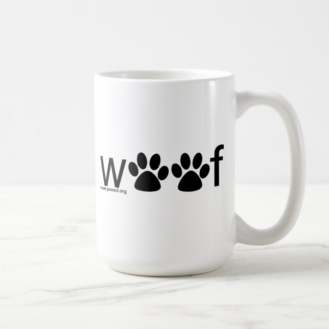 Caneca De Café Woof (Direita)