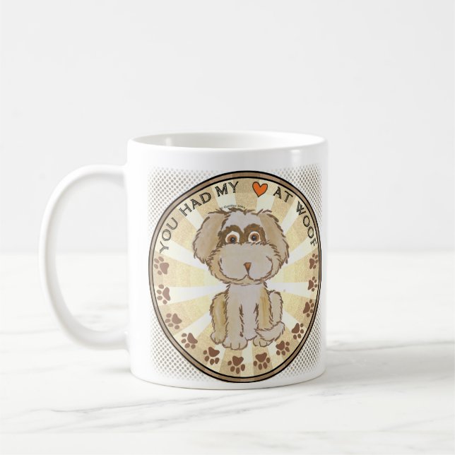 Caneca De Café Woof Dog   (Esquerda)