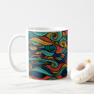 Caneca De Café Wool Topped paisley
