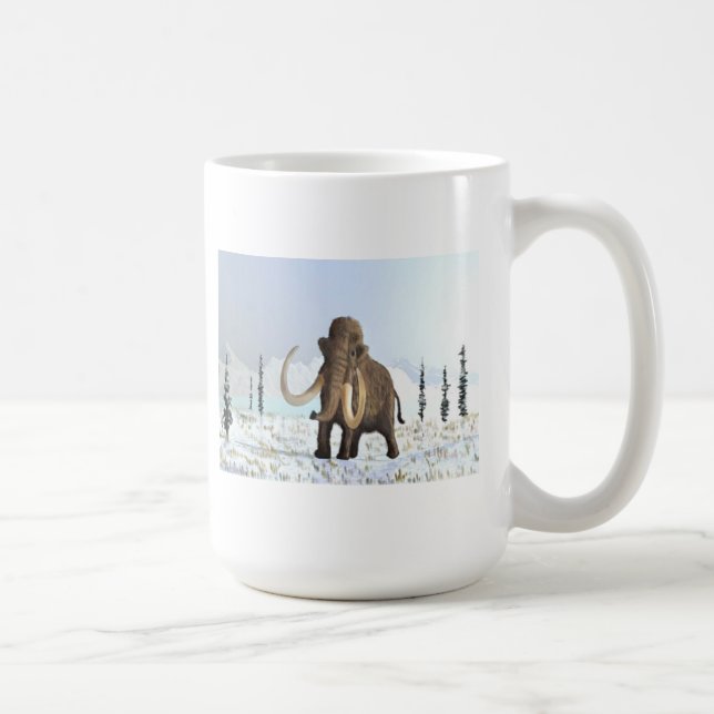 Caneca De Café Wooly Mammoth (Direita)