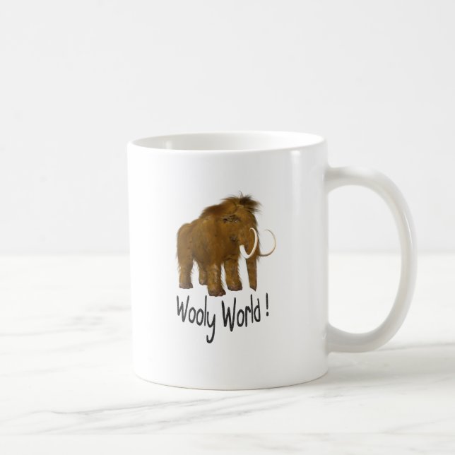 Caneca De Café Wooly World, Wooly Mammoth (Direita)