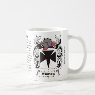 Caneca De Café Wooten, a origem, o significado e a crista em a
