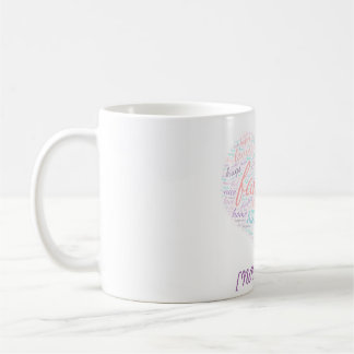 Caneca De Café Word Cloud Seu Nome Mug