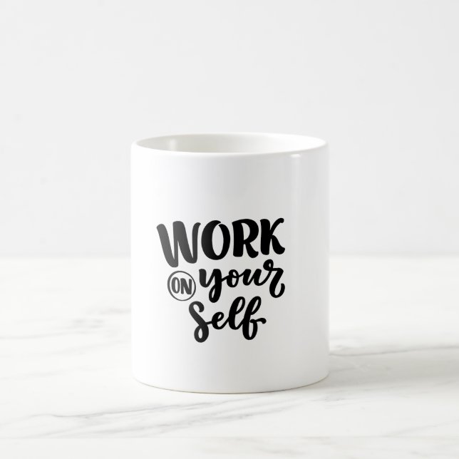 Caneca De Café work on yourself  (Centro)