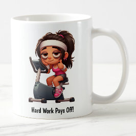 Caneca De Café Workout de Bike de Exercício Personalizável