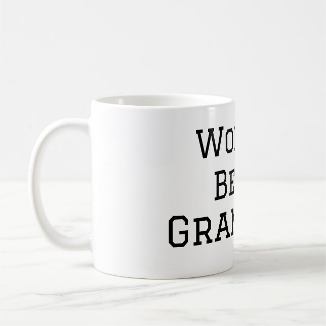 Caneca De Café World best Grandpa adiciona nome texto esportes te (Esquerda)