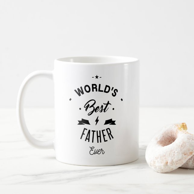 Caneca De Café World's best father ever (Com Donut)