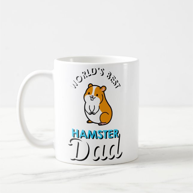 Caneca De Café World's Best Hamster Dad (Esquerda)
