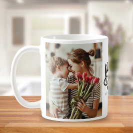 Caneca De Café Worlds Best Mommy Photo with White Writing