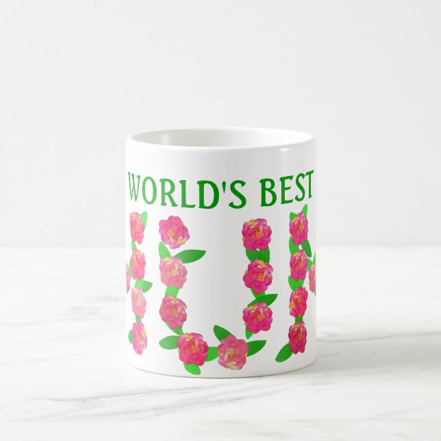 Caneca De Café World's Best Mum (Centro)