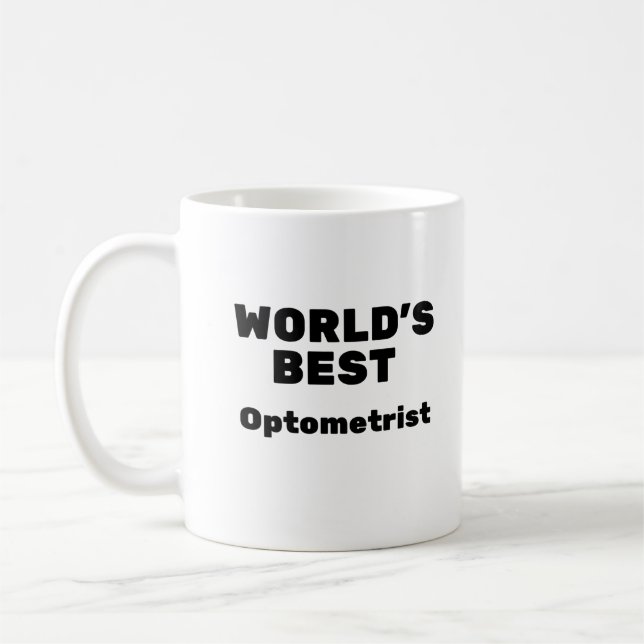 Caneca De Café World's Best Optometrist (Esquerda)
