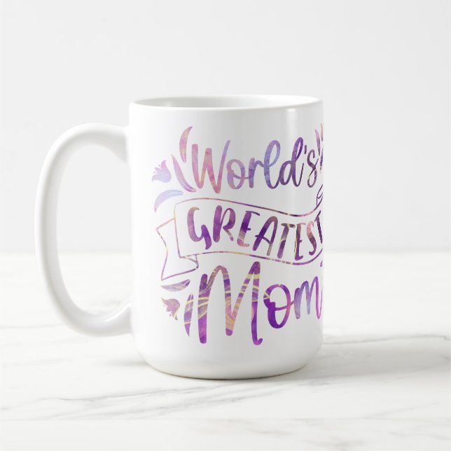 Caneca De Café Worlds Greatest Mom (Esquerda)