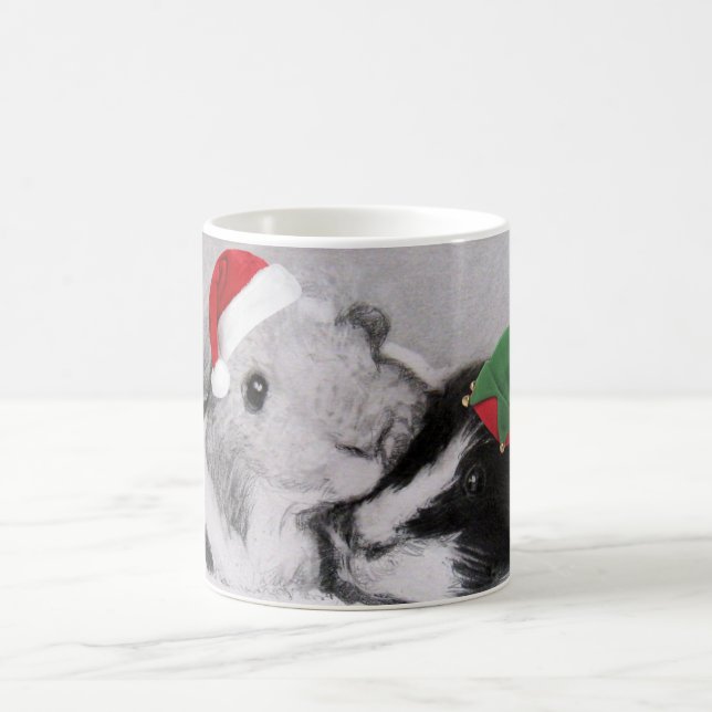 Caneca De Café Wraparound da cobaia de Peegs do Natal (Centro)