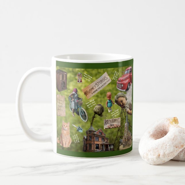 Caneca De Café Wraps de Halloween - Sturgis (Com Donut)