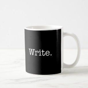 Caneca De Café Writers Mug   Escrita   Preto