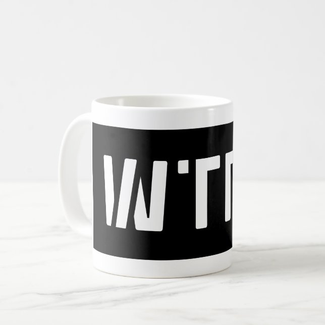 CANECA DE CAFÉ WTFO (Frente Esquerda)