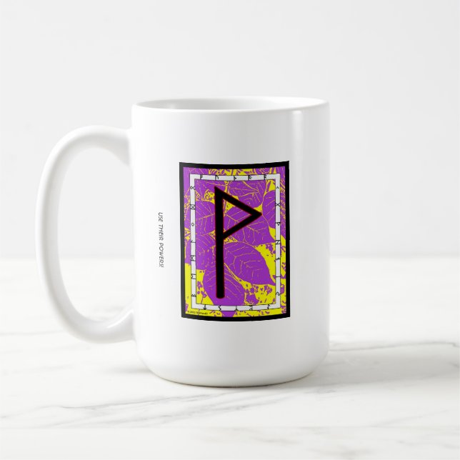 Caneca De Café Wunjo Rune Mug - Alegria! (Esquerda)