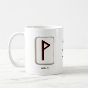 Caneca De Café Wunjo RuneStone Mug