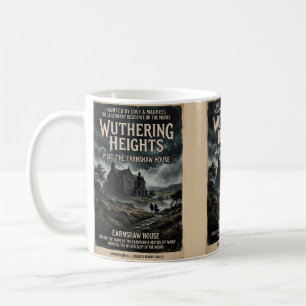 Caneca De Café Wuthering Heights Pântano Gótico Vintage Viagem
