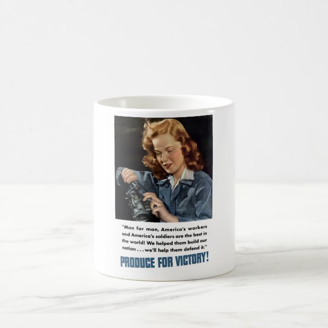 Caneca De Café WW2 -- Produto para a vitória! (Centro)
