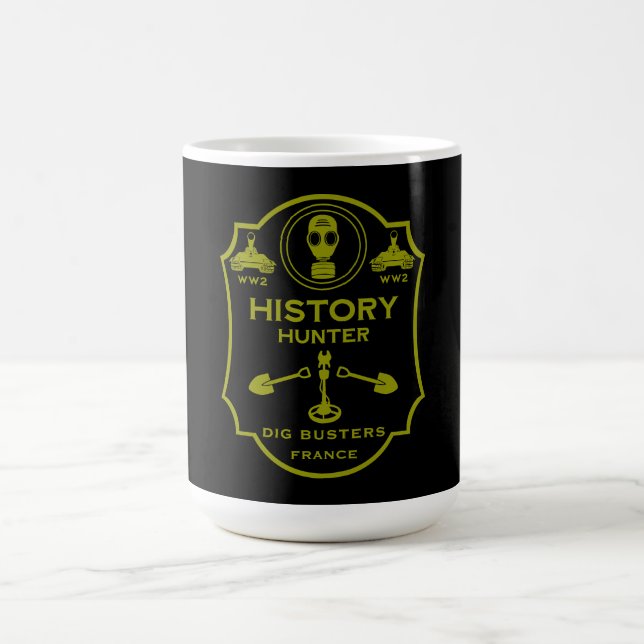 Caneca De Café WW2 Trench Battlefield Metal Detecting Club (Centro)
