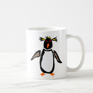 Caneca De Café WW- arte engraçada do primitivo do pinguim de