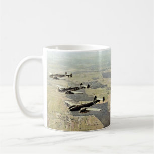 Caneca De Café WWII três Messerschmitt ME-110
