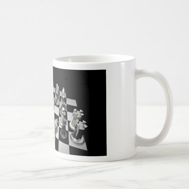 Caneca De Café Xadrez (Direita)