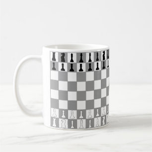 Caneca De Café Xadrez