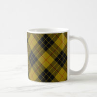 Xadrez amarela de tartan MacLeod