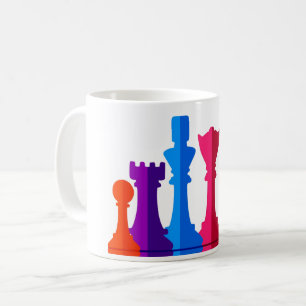 Caneca De Café Xadrez Clássico de Mug