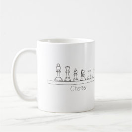 Caneca De Café Xadrez! Coffee Mug
