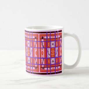 Caneca De Café Xadrez Curvy Mug