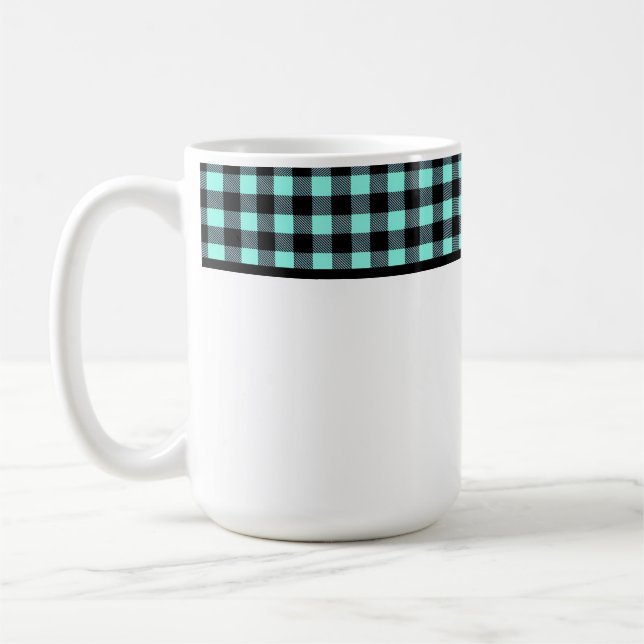 Caneca De Café Xadrez de Búfalo (Esquerda)