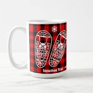 Caneca De Café Xadrez de Búfalo Russo Snowshoe